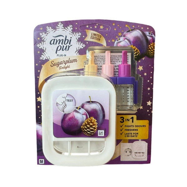 Ambi Pur 3Volution Sugarplum Delight elektrische starterkit - Luchtverfrisser - PrijzenStorm.nl