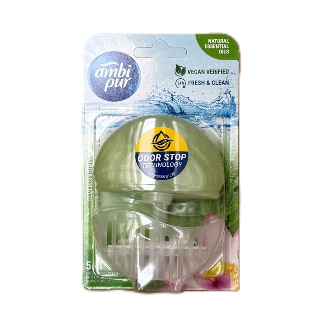 Ambi Pur Bamboo & Lotus Toiletblok Starterkit 55ml - Toilet reiniger - PrijzenStorm.nl