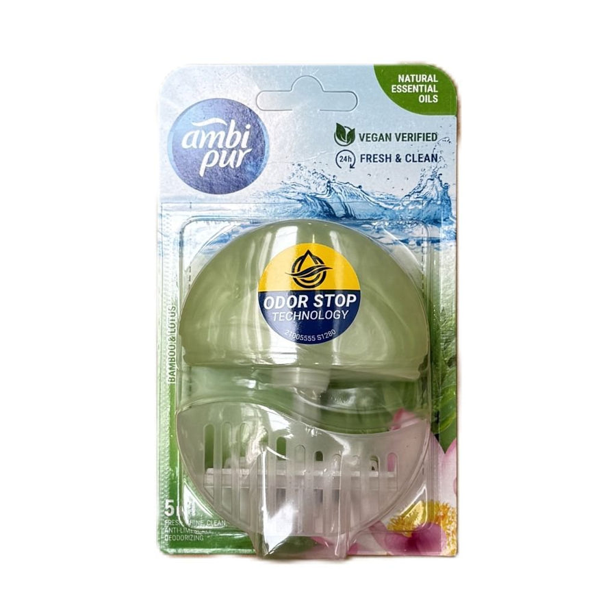 Ambi Pur Bamboo & Lotus Toiletblok Starterkit 55ml - Toilet reiniger - PrijzenStorm.nl