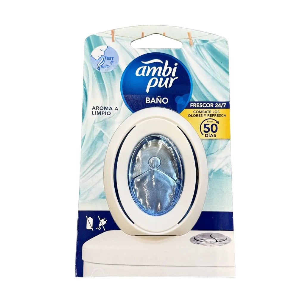 Ambi Pur Fresh Linen badkamer luchtverfrisser 7.5ml - Luchtverfrisser - PrijzenStorm.nl