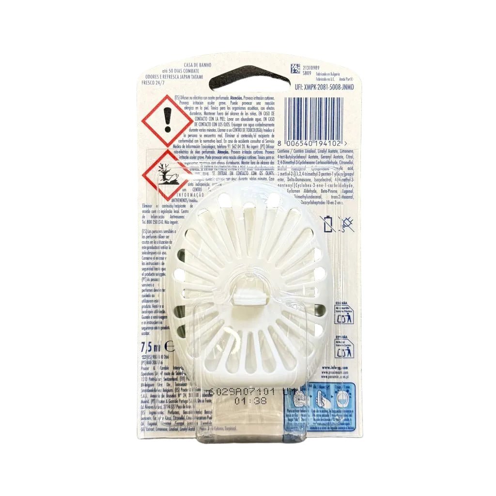 Ambi Pur Japanse Tatami badkamer luchtverfrisser 7.5ml - Luchtverfrisser - PrijzenStorm.nl