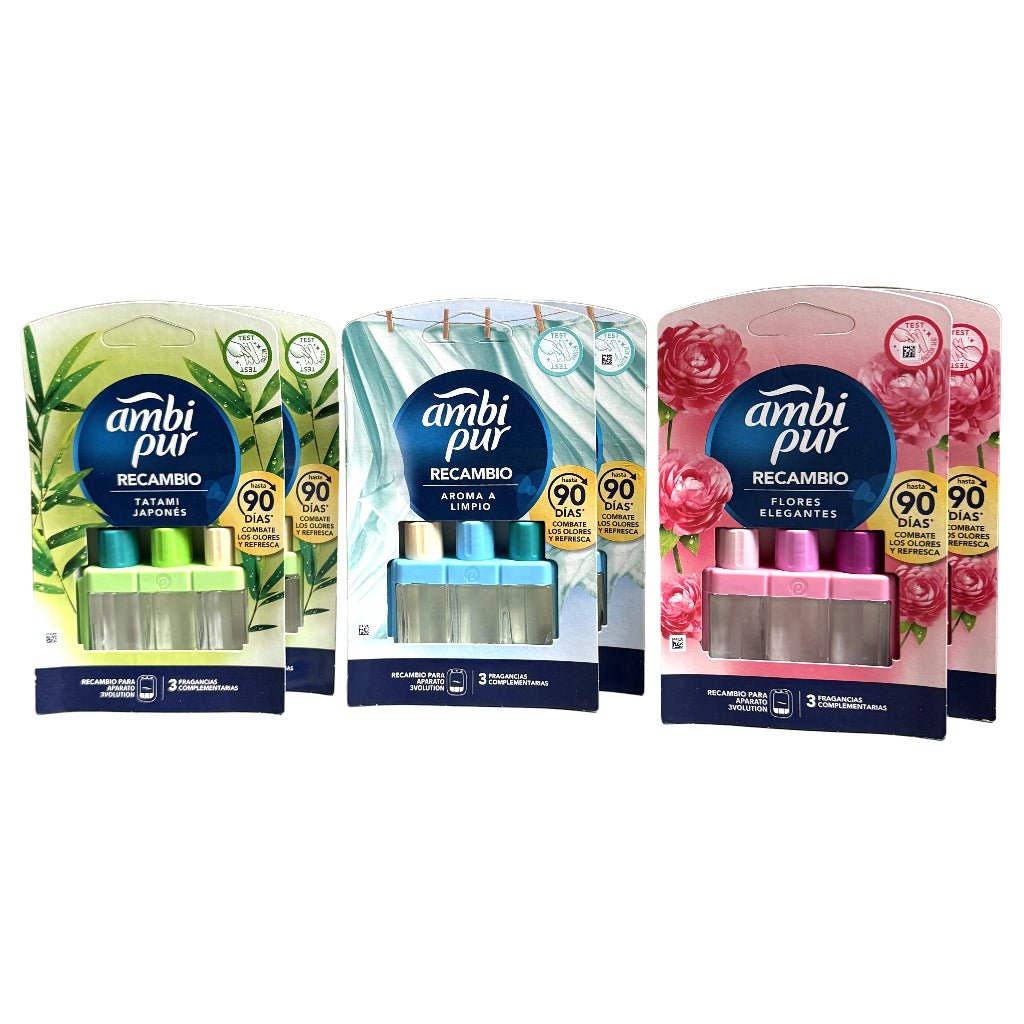 Ambi Pur Recambio 3Volution 6pack navulling 20ml - Luchtverfrisser - PrijzenStorm.nl