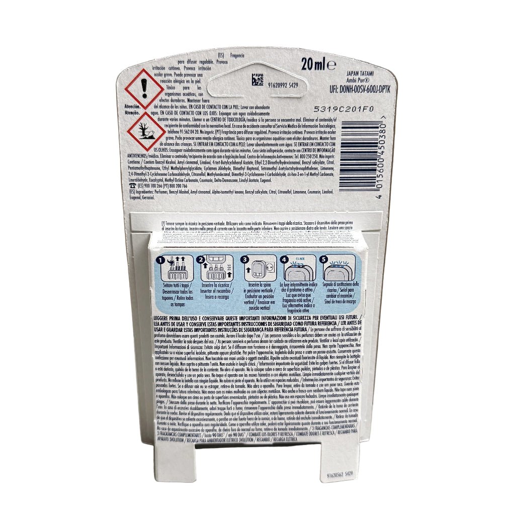 Ambi Pur Recambio 3Volution 6pack navulling 20ml - Luchtverfrisser - PrijzenStorm.nl