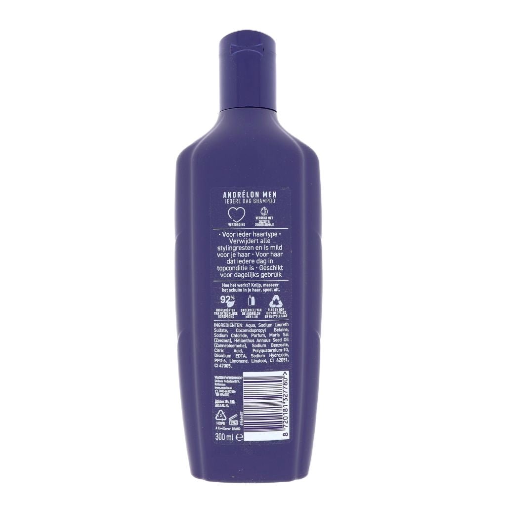 Andrélon Men Iedere Dag shampoo 300ml - Shampoo - PrijzenStorm.nl