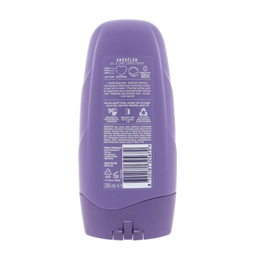 Andrélon Oil & Care Argan - & Marula - olie conditioner 250ml - Conditioner - PrijzenStorm.nl