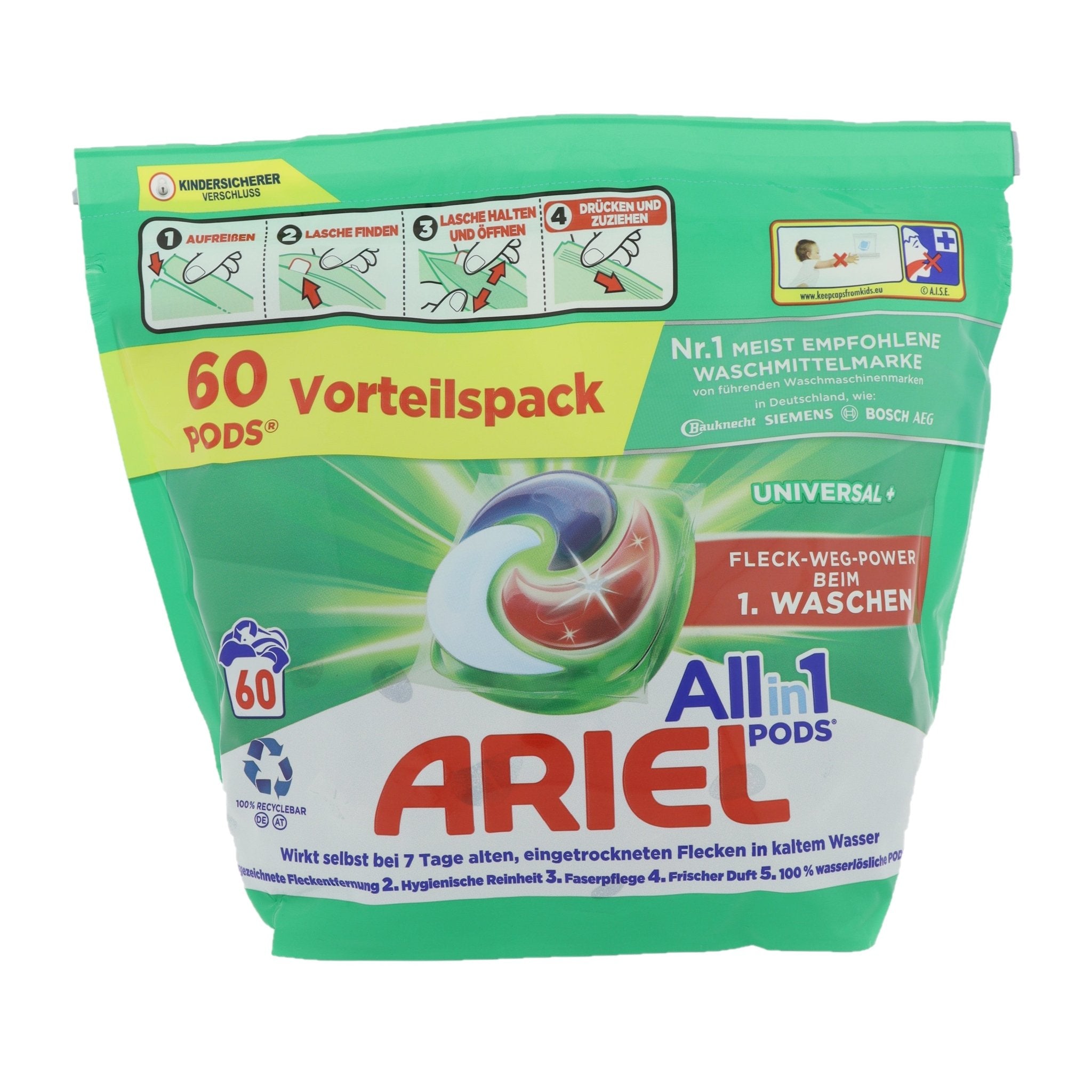 Ariel Original All - in - 1 Pods 60 stuks OP = OP - Pods - PrijzenStorm.nl