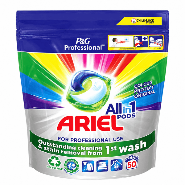 Ariel Professional Colour Protect Pods 50 stuks -Pods- PrijzenStorm.nl
