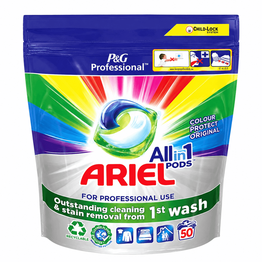 Ariel Professional Colour Protect Pods 50 stuks -Pods- PrijzenStorm.nl