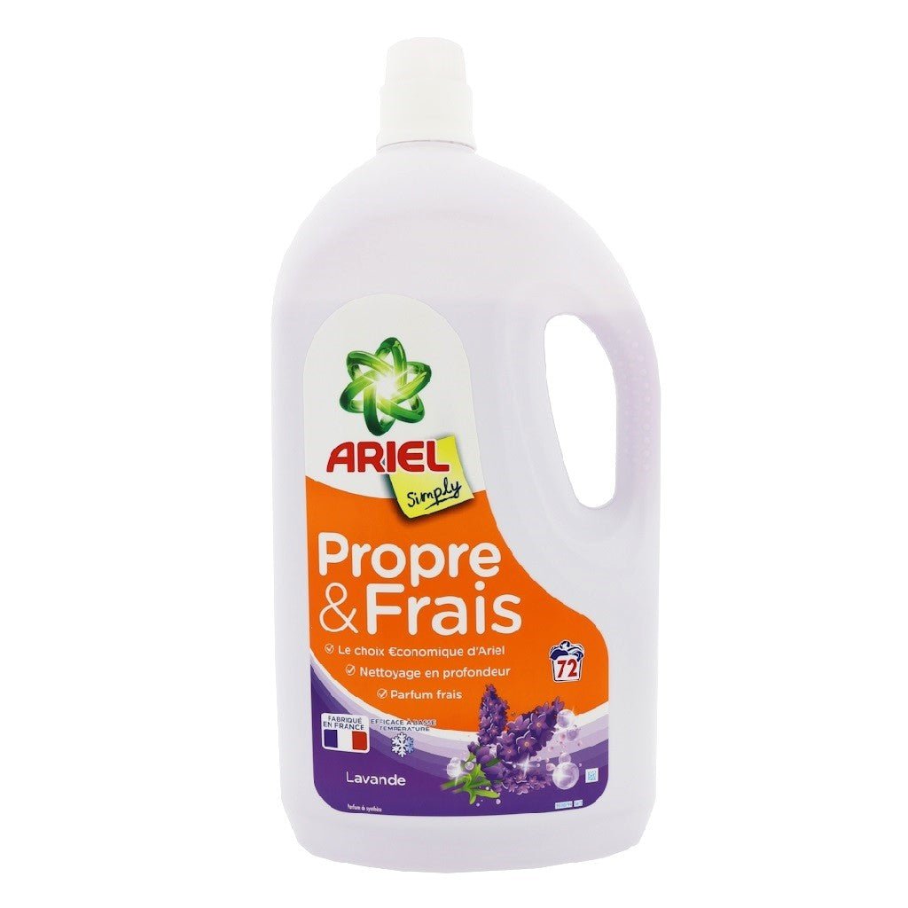 Ariel Simply schoon en fris Lavendel vloeibaar wasmiddel 3.6L 72 wasbeurten - Wasmiddel - PrijzenStorm.nl