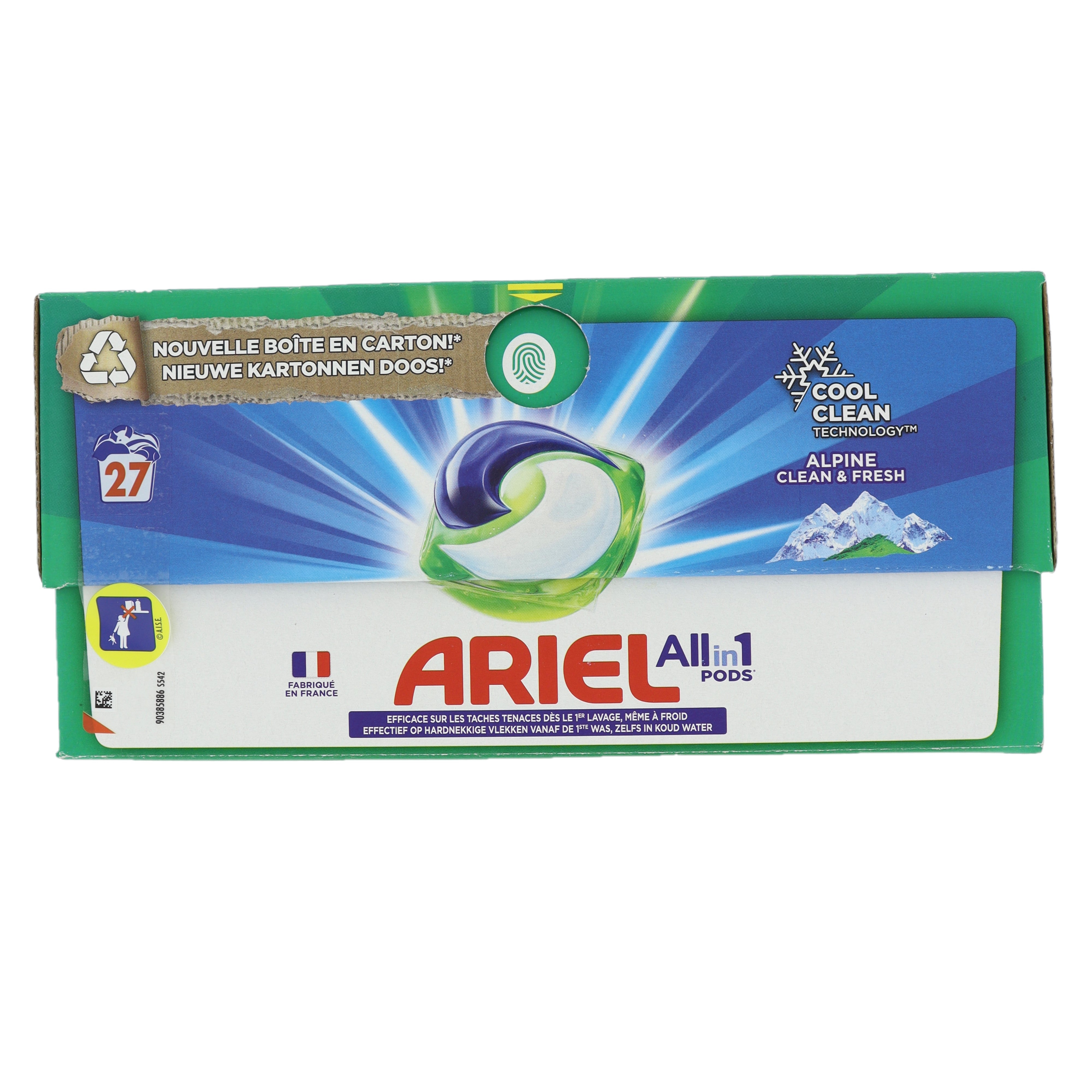 Ariel Alpine All-in-1 Pods 27 stuks
