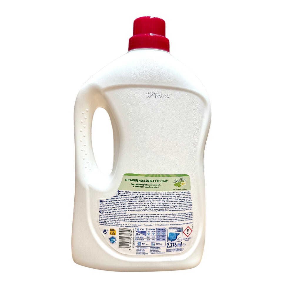 Asevi Aloe Vera vloeibaar wasmiddel 44w 2376ML - Wasmiddel - PrijzenStorm.nl