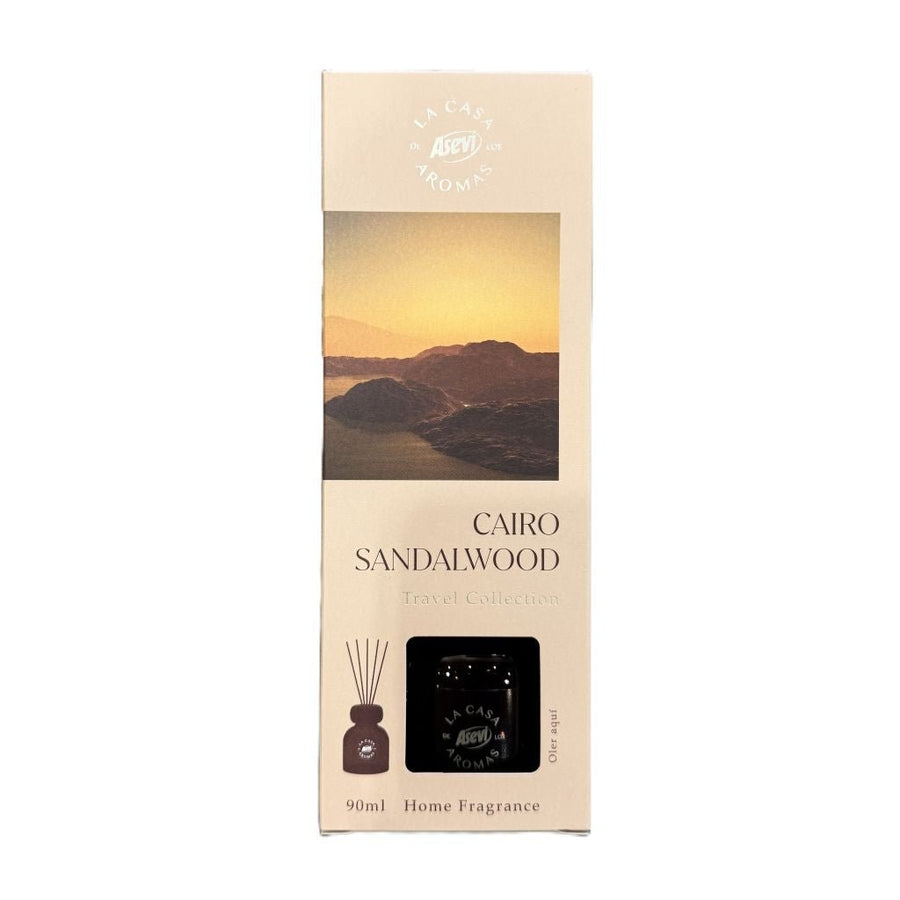 Asevi Cairo Sandalwood geurstokjes 90ml - Geurstokjes - PrijzenStorm.nl