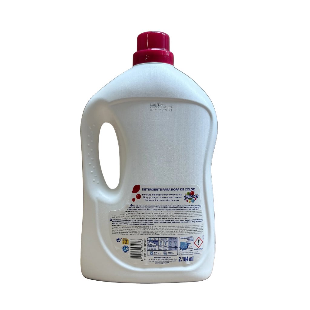 Asevi Colours vloeibaar wasmiddel 42w 2184ML - Wasmiddel - PrijzenStorm.nl