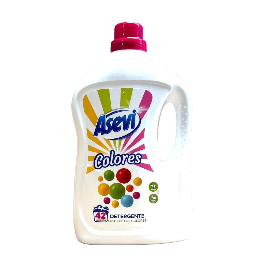 Asevi Colours vloeibaar wasmiddel 42w 2184ML - Wasmiddel - PrijzenStorm.nl