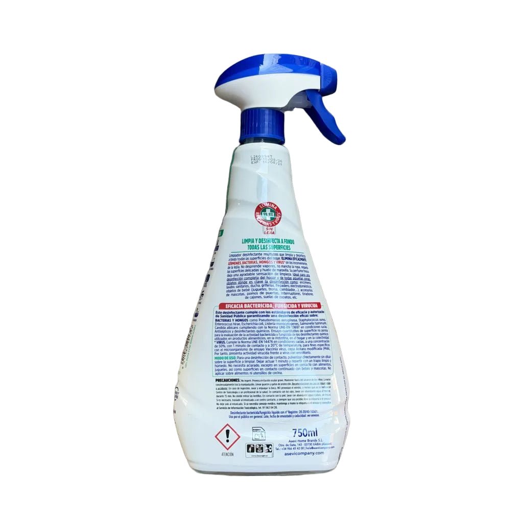 Asevi Desinfecterende Allesreiniger spray 750ml8411582241323AseviPrijzenStorm.nl