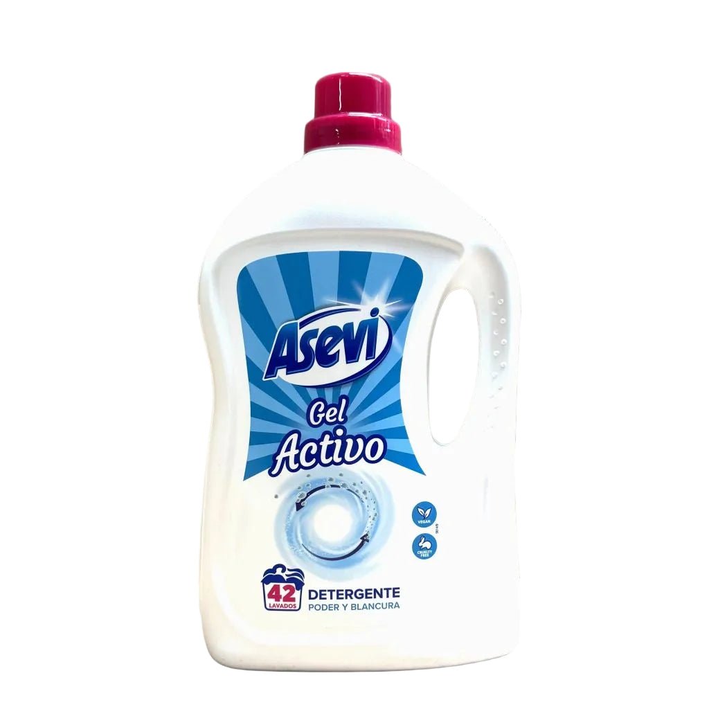 Asevi Gel Activo Witte was vloeibaar wasmiddel 42w 2184ML - Wasmiddel - PrijzenStorm.nl