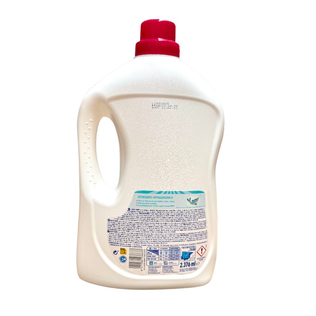 Asevi Hypoallergenic Baby wasmiddel 44w 2376ML - Wasmiddel - PrijzenStorm.nl