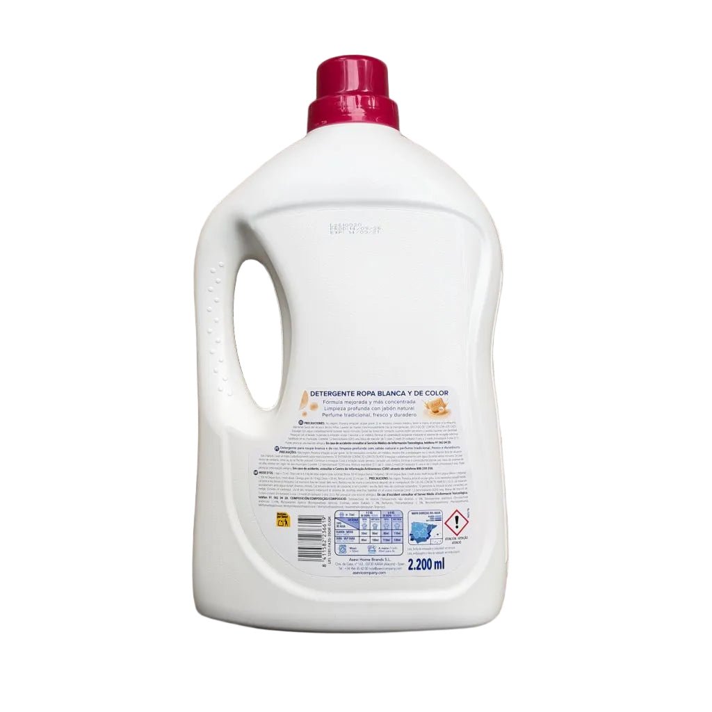 Asevi Jabón Marsella Soap vloeibaar wasmiddel 44w 2200mlAseviPrijzenStorm.nl