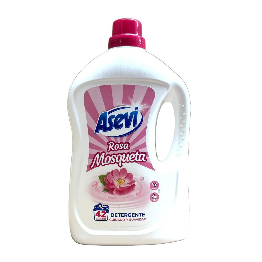 Asevi Rosehip vloeibaar wasmiddel 42W 2184ML - Wasmiddel - PrijzenStorm.nl