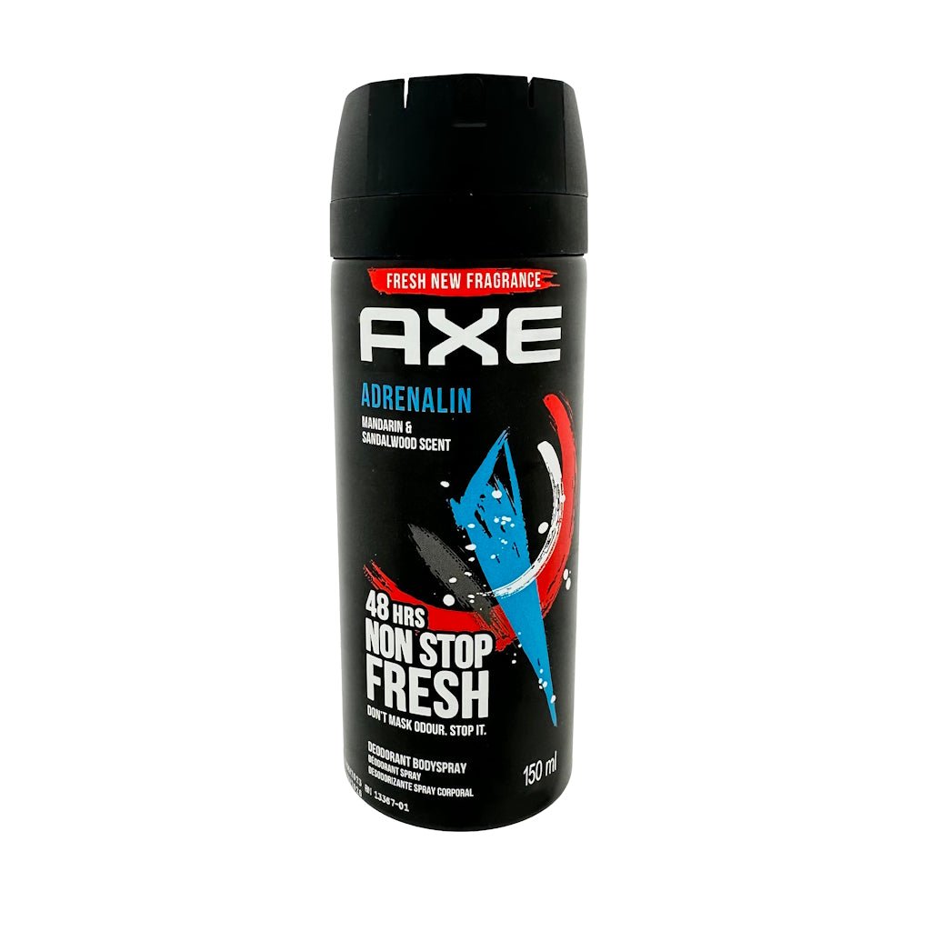 Axe Adrenaline deodorant & bodyspray 150ml - Deodorant - PrijzenStorm.nl
