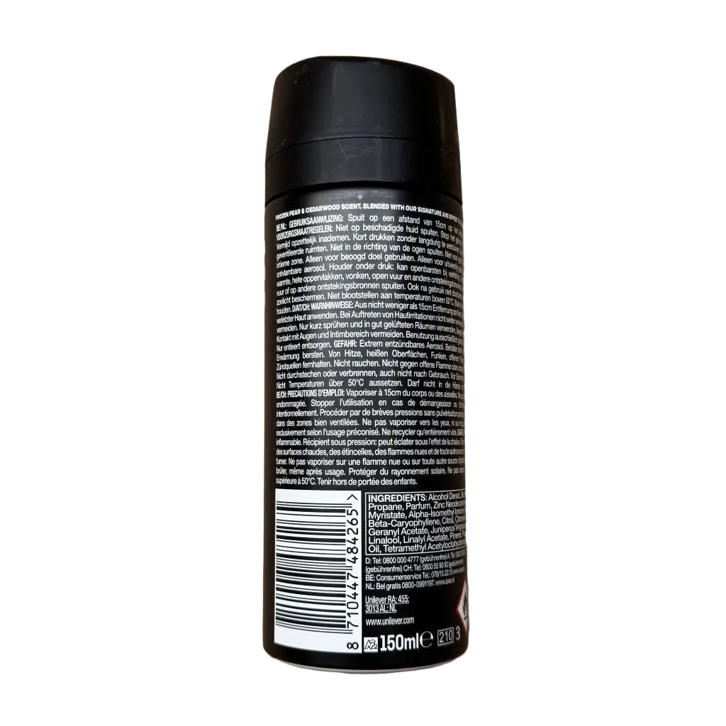 Axe NL Black deodorant & bodyspray 150ml -Deodorant- PrijzenStorm.nl