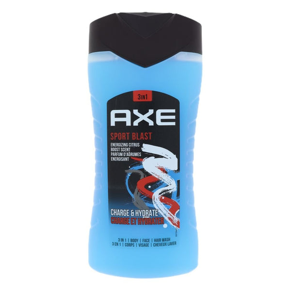 Axe Sport Blast 3 in 1 bodywash 250ml - Douchegel - PrijzenStorm.nl