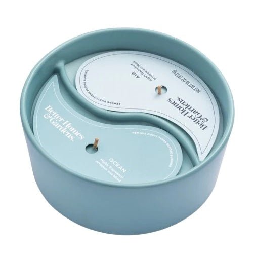 Better Homes & Gardens Ocean & Air duo geurkaars 15cm 453gr - Kaars - PrijzenStorm.nl