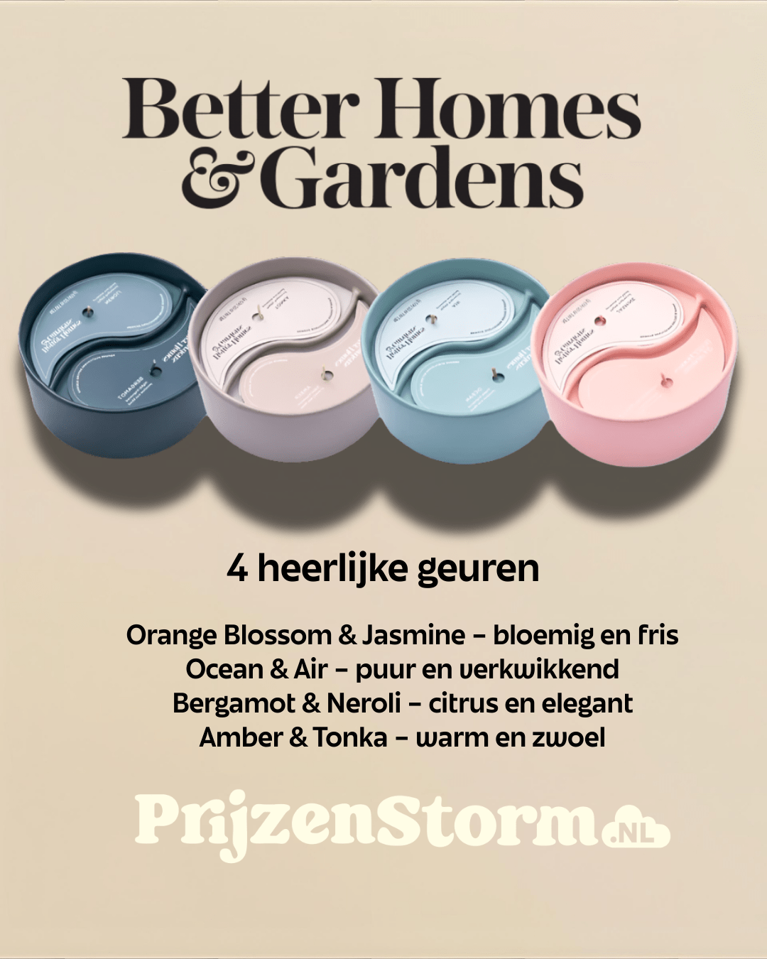 Better Homes & Gardens Orange Blossom & Jasmine duo geurkaars 15cm 453g - Kaars - PrijzenStorm.nl