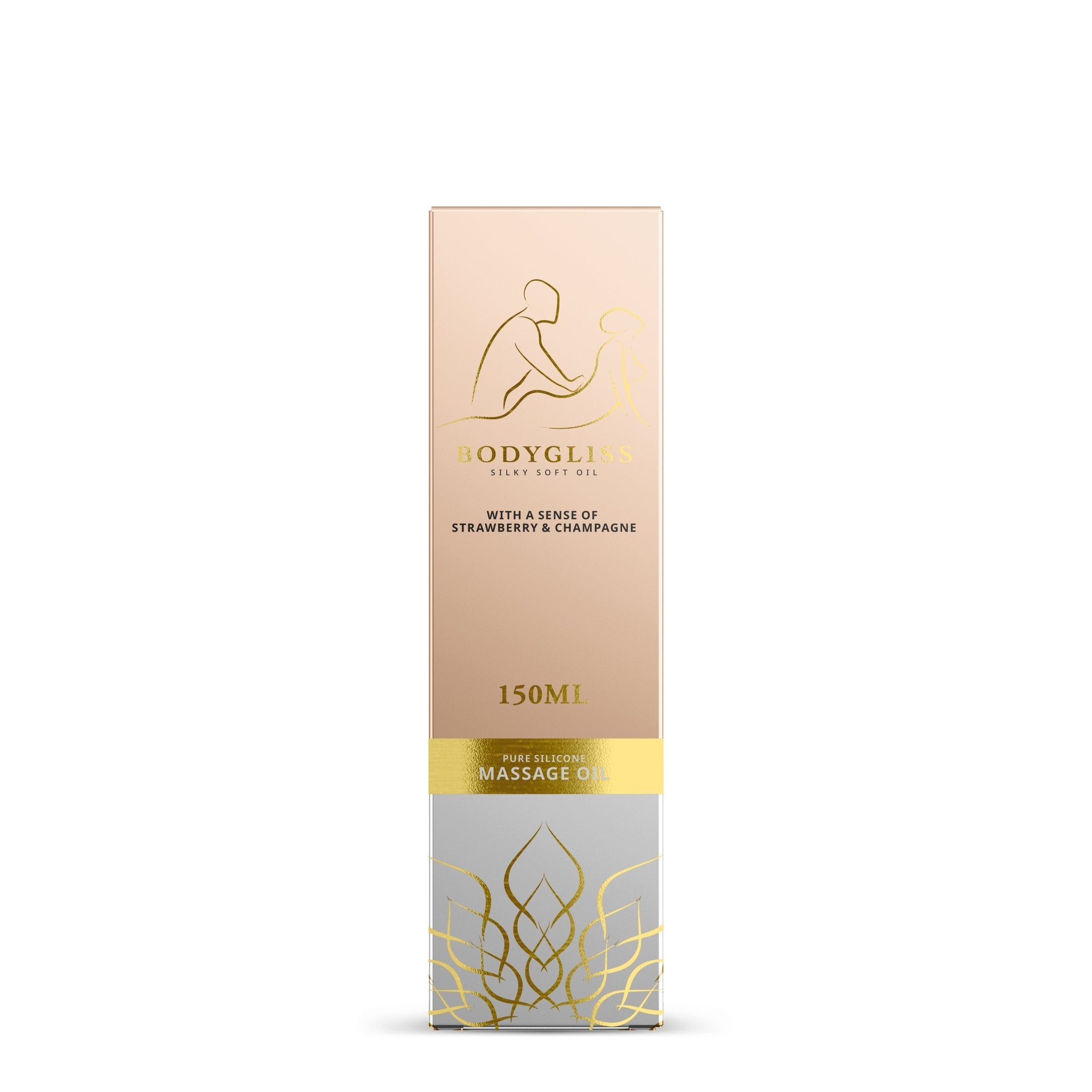 Bodygliss Massage Silky Soft Olie Aardbei Champagne Strawberry Sparkle Delight 150ml - Massage gel of olie - PrijzenStorm.nl