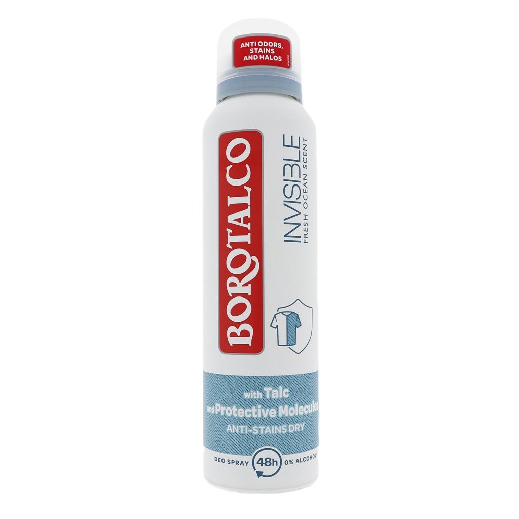 Borotalco Invisible deodorant spray 150ml - Deodorant - PrijzenStorm.nl