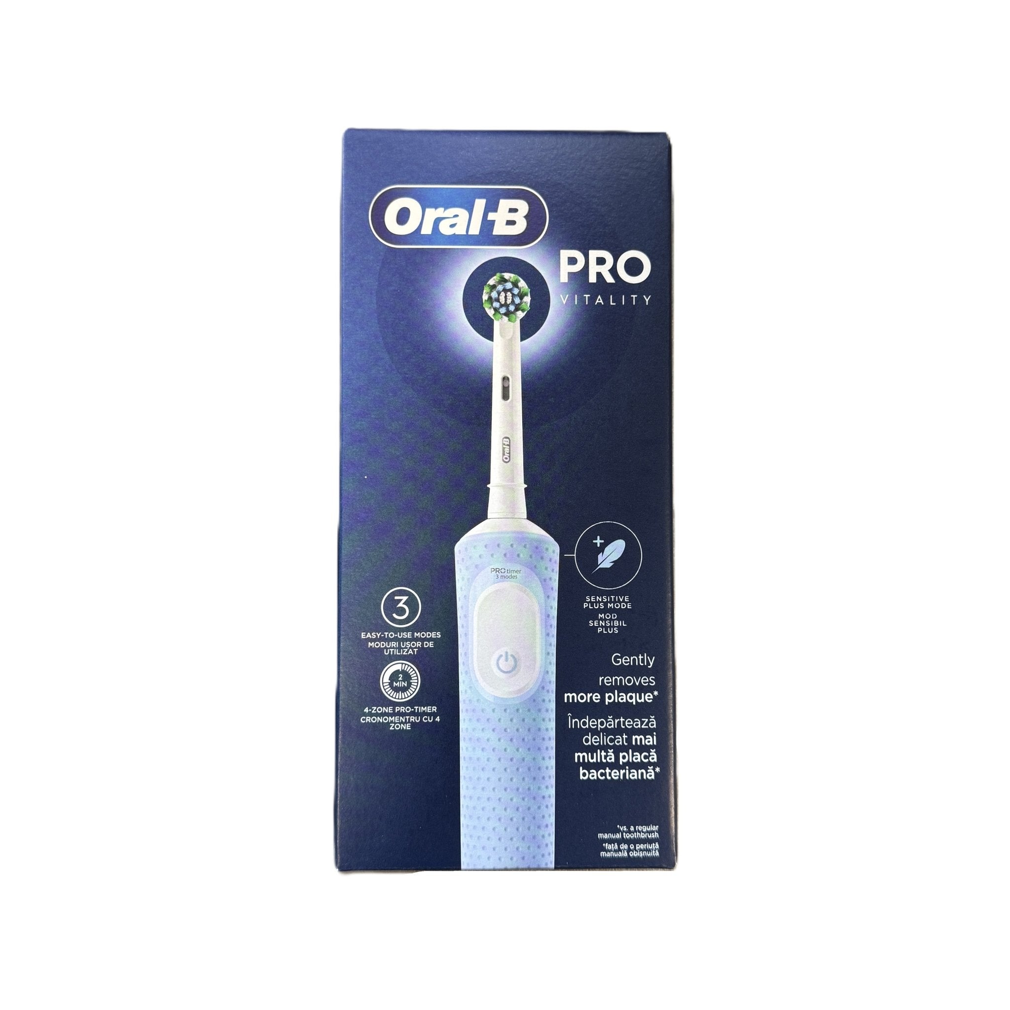 Braun elektrische tandenborstel Oral - B Pro Vitality Blue - Tandenborstel - PrijzenStorm.nl