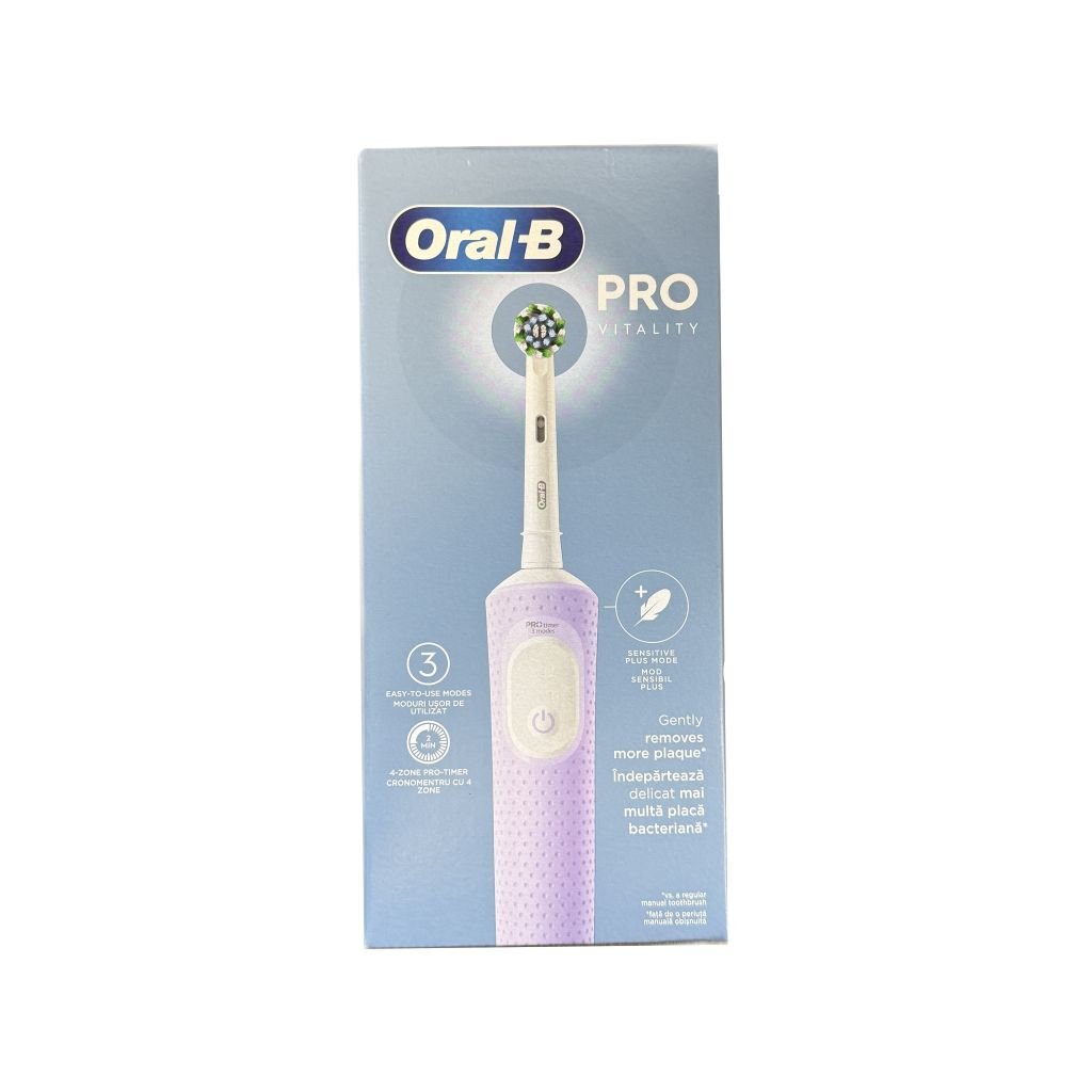 Braun elektrische tandenborstel Oral - B Pro Vitality Lila - Tandenborstel - PrijzenStorm.nl