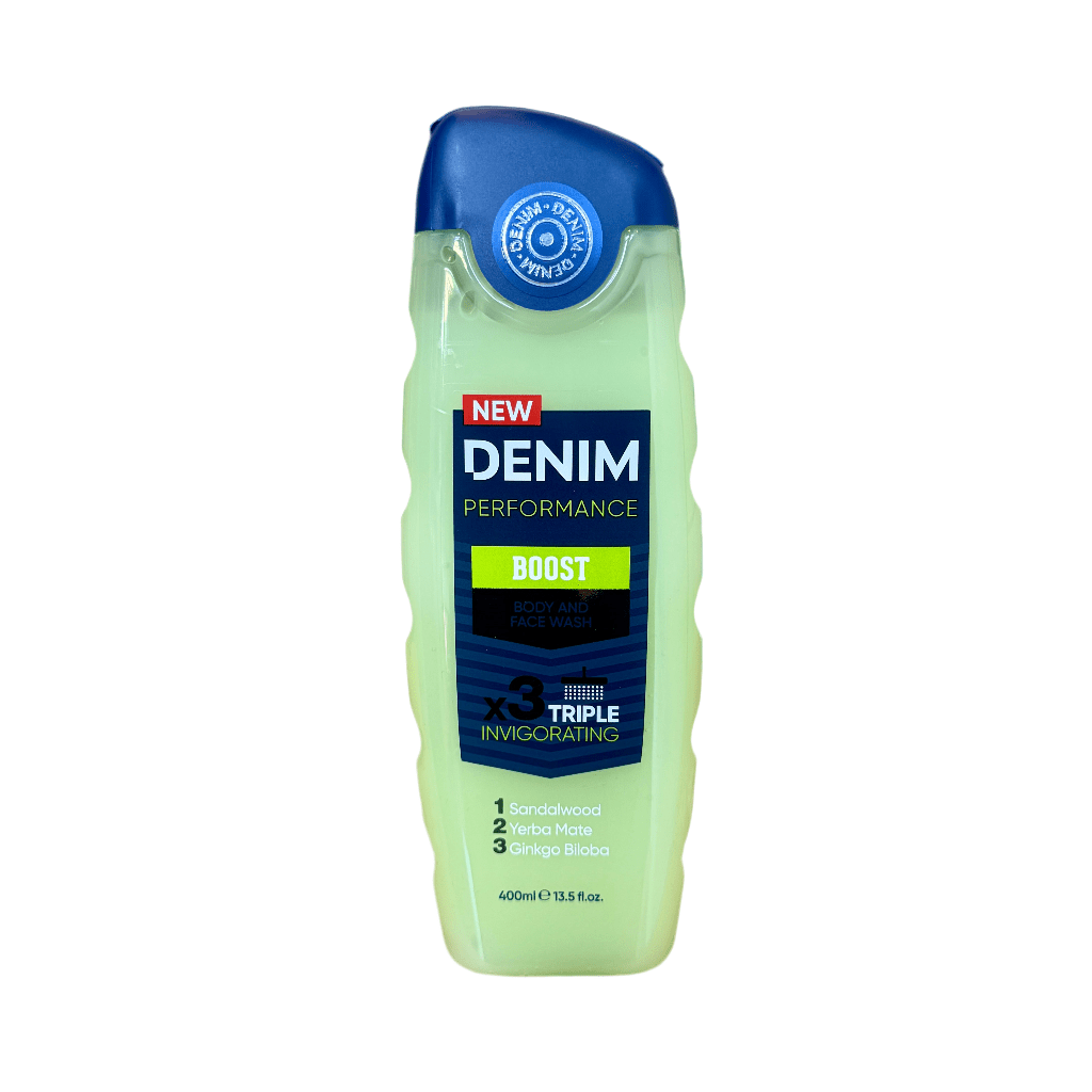 Denim Boost body & face wash 400ml - Douchegel - PrijzenStorm.nl