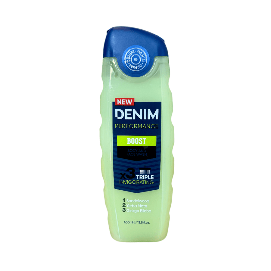 Denim Boost body & face wash 400ml - Douchegel - PrijzenStorm.nl