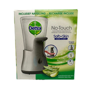 Dettol No Touch automatische zeepdispenser zilverkleurig met Aloe Vera navulling 250ml EXP 11/24 - Handzeep - PrijzenStorm.nl