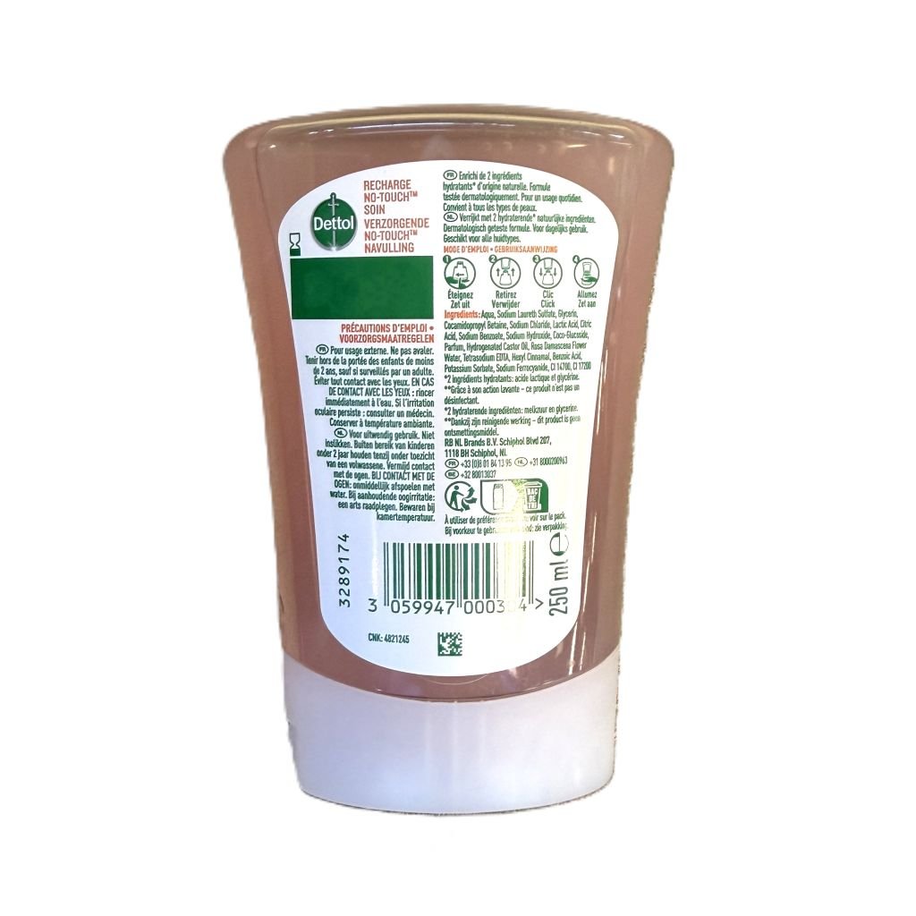Dettol No Touch Rozenwater & Sheaboter geur navulling 250ml - Handzeep - PrijzenStorm.nl