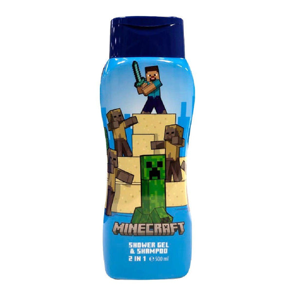 Disney Minecraft 2 in 1 Shampoo & Showergel 500ml - Shampoo - PrijzenStorm.nl