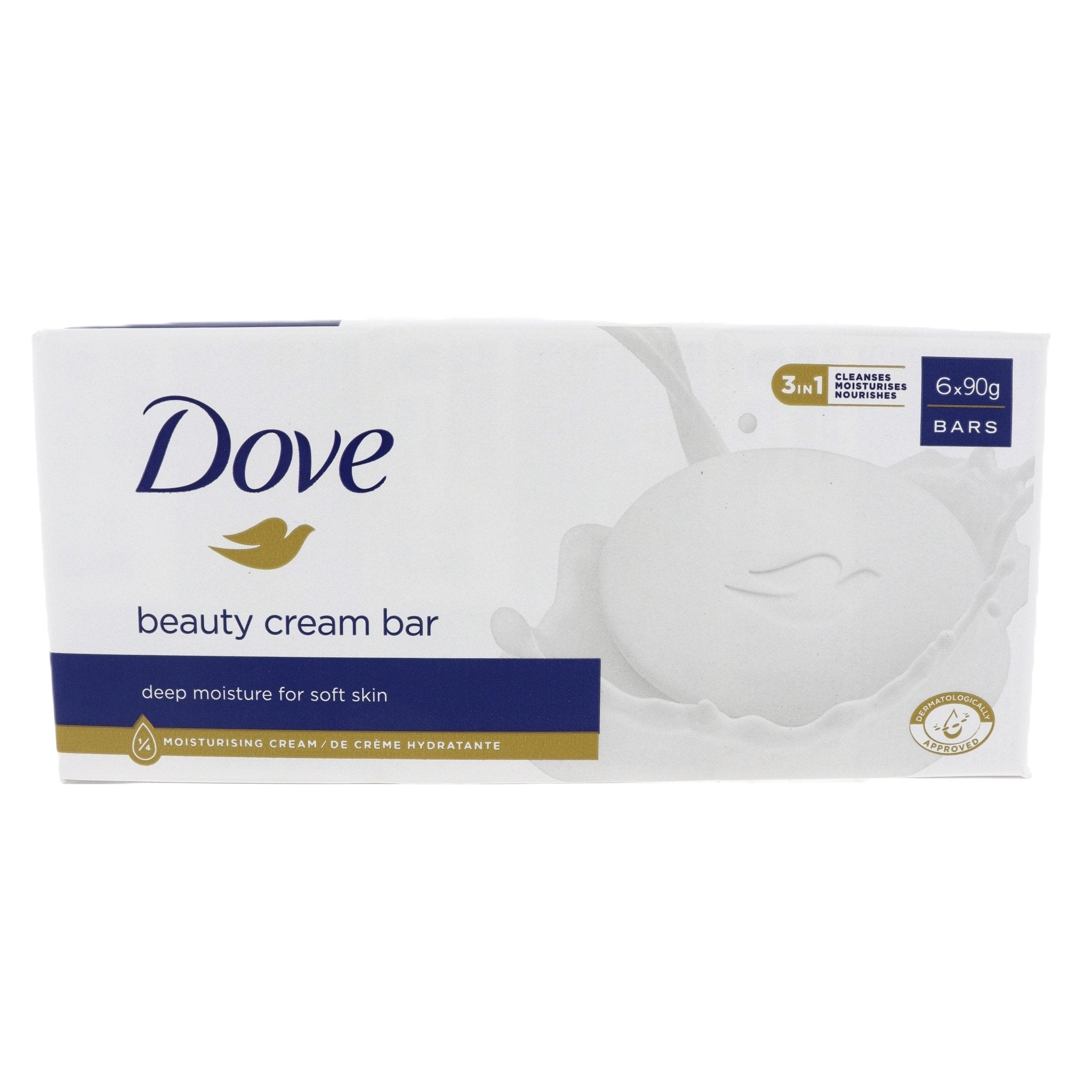 Dove Beauty Cream bar 90gr 6PACK - Zeepblokje - PrijzenStorm.nl
