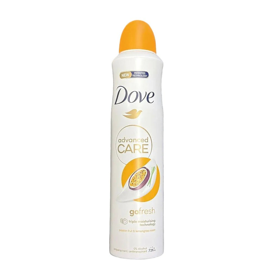 Dove Go Fresh Passion Fruit & Lemongrass deodorant spray 250ml -Deodorant- PrijzenStorm.nl
