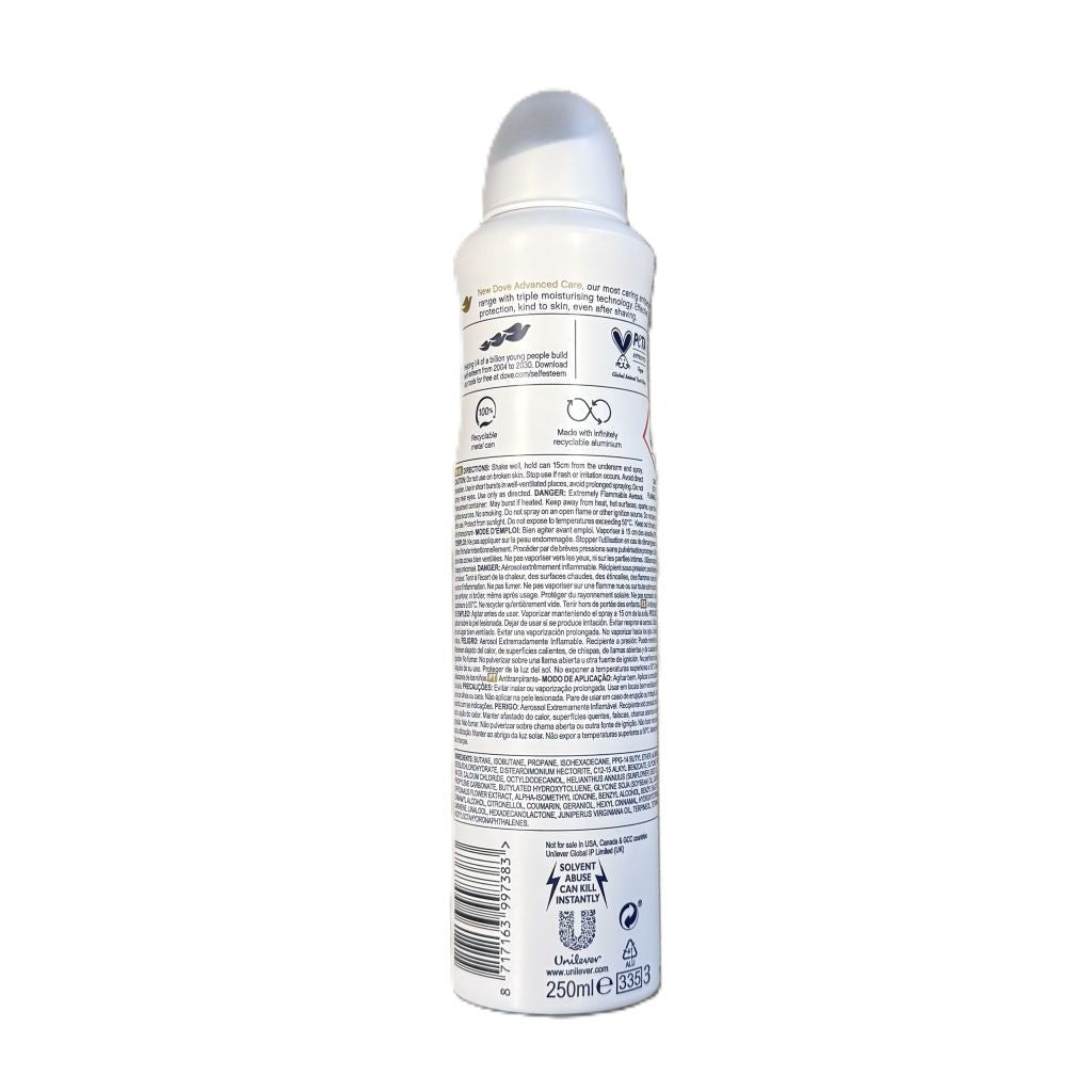 Dove Invisible Dry deodorant spray 250ml - Deodorant - PrijzenStorm.nl