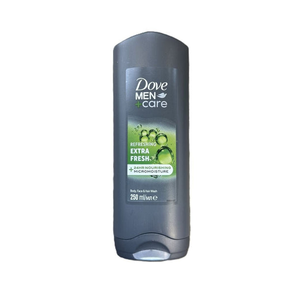 Dove Men+Care Extra Fresh body, face & hair wash 250ml - Douchegel - PrijzenStorm.nl