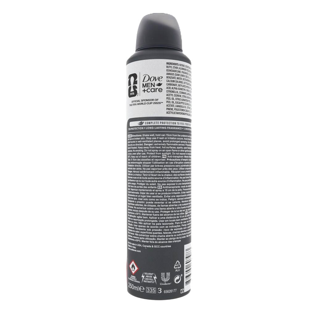 Dove Men+Care Fifa World Cup Fresh Victory deodorant spray 250ml - Deodorant - PrijzenStorm.nl