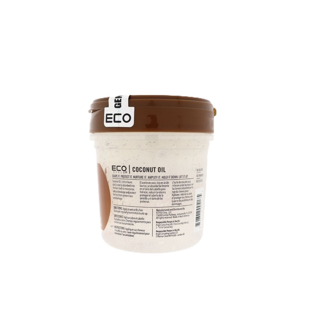 Eco Style Coconut Oil styling gel 236ml - Haarstyling - PrijzenStorm.nl