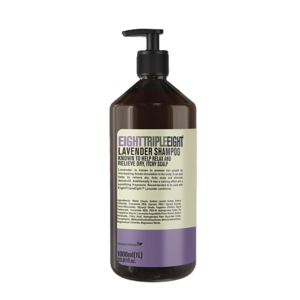 Eight Triple Eight Lavender Shampoo 1000ml - Shampoo - PrijzenStorm.nl