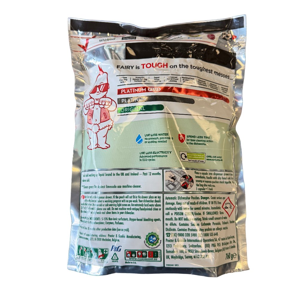 Fairy Platinum All in One Lemon vaatwastabletten 51 stuks - Vaatwastabletten - PrijzenStorm.nl