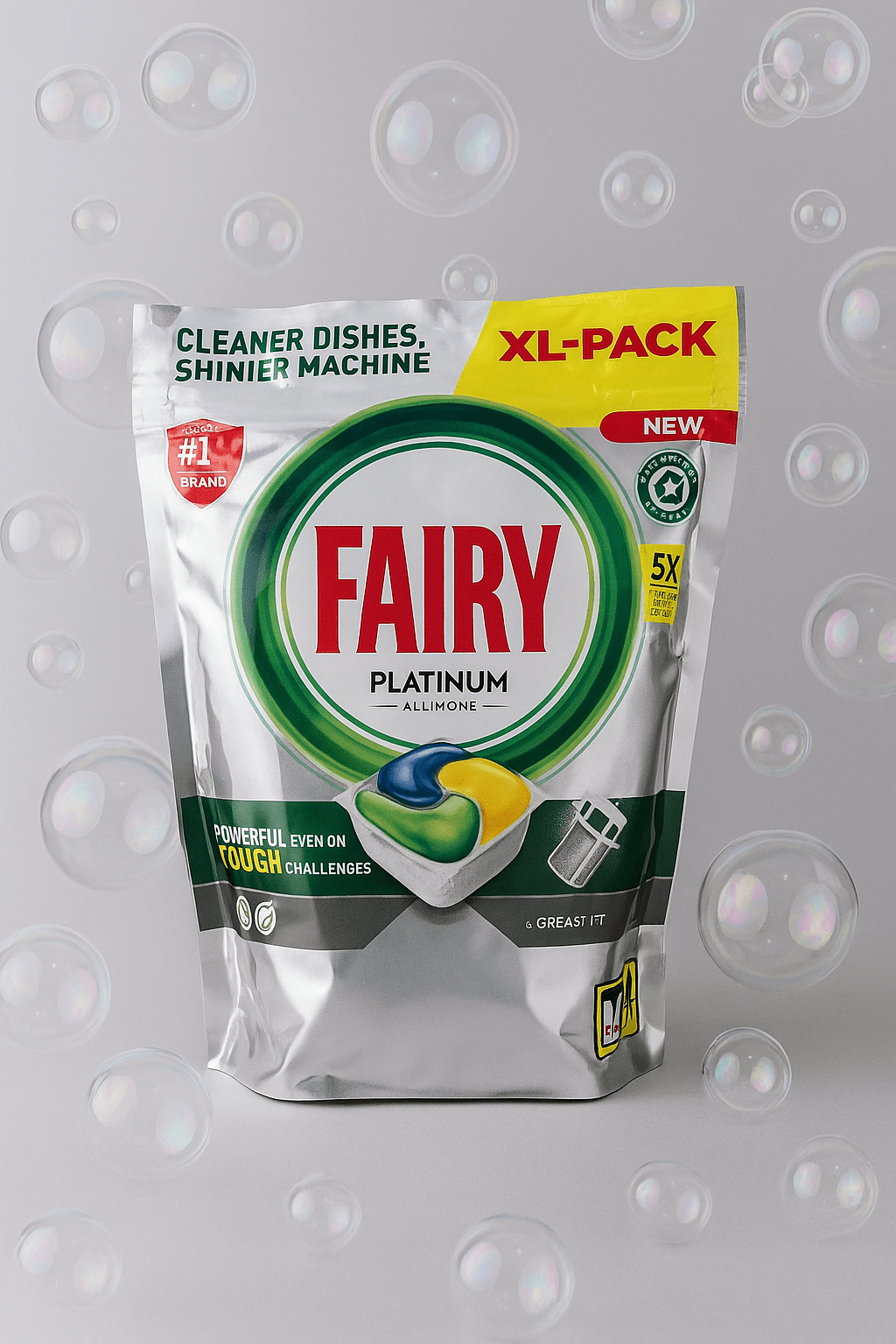 Fairy Platinum All in One Lemon vaatwastabletten 51 stuks - Vaatwastabletten - PrijzenStorm.nl