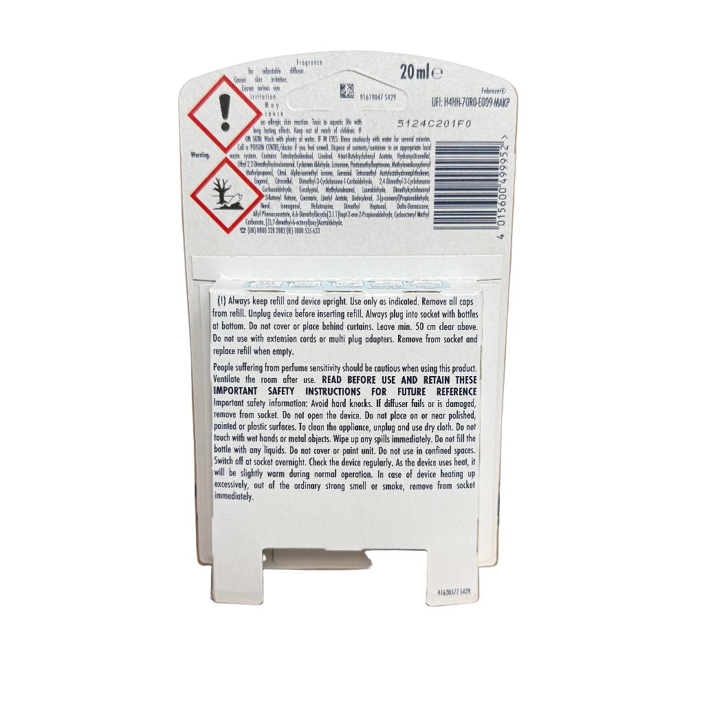 Febreze 3Volution Cotton Fresh navulling 21ml - Luchtverfrisser - PrijzenStorm.nl