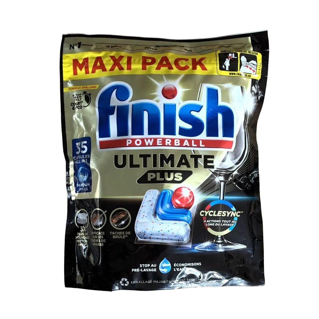 Finish Powerball Ultimate Plus Parfum Fresh vaatwastabletten 35 stuksFinishPrijzenStorm.nl
