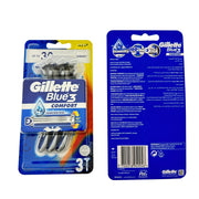 Gillette Blue 3 wegwerpmesjes 3 stuks - Scheermesjes - PrijzenStorm.nl