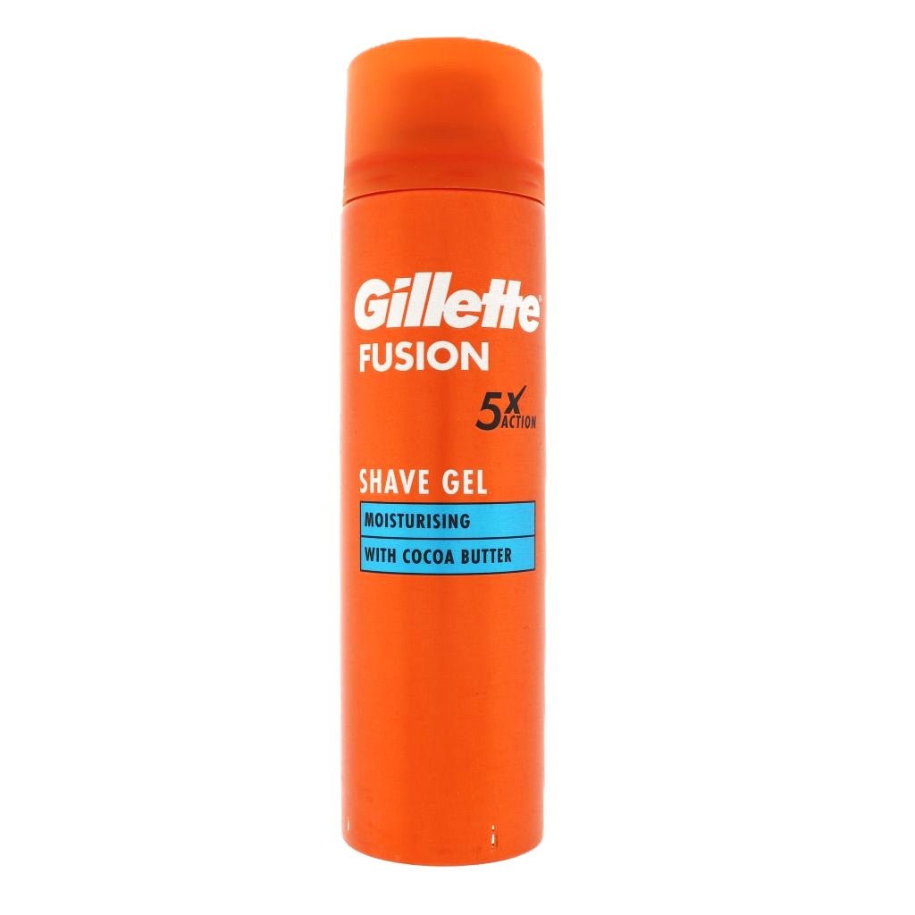 Gillette Fusion 5 Action Moisturising Scheergel 200ml - Scheerschuim - PrijzenStorm.nl